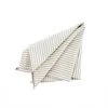 Indaba Ticking Napkin - Grey Ready To Ship Now 2 Indaba Ticking Napkin - Grey Ready To Ship Now