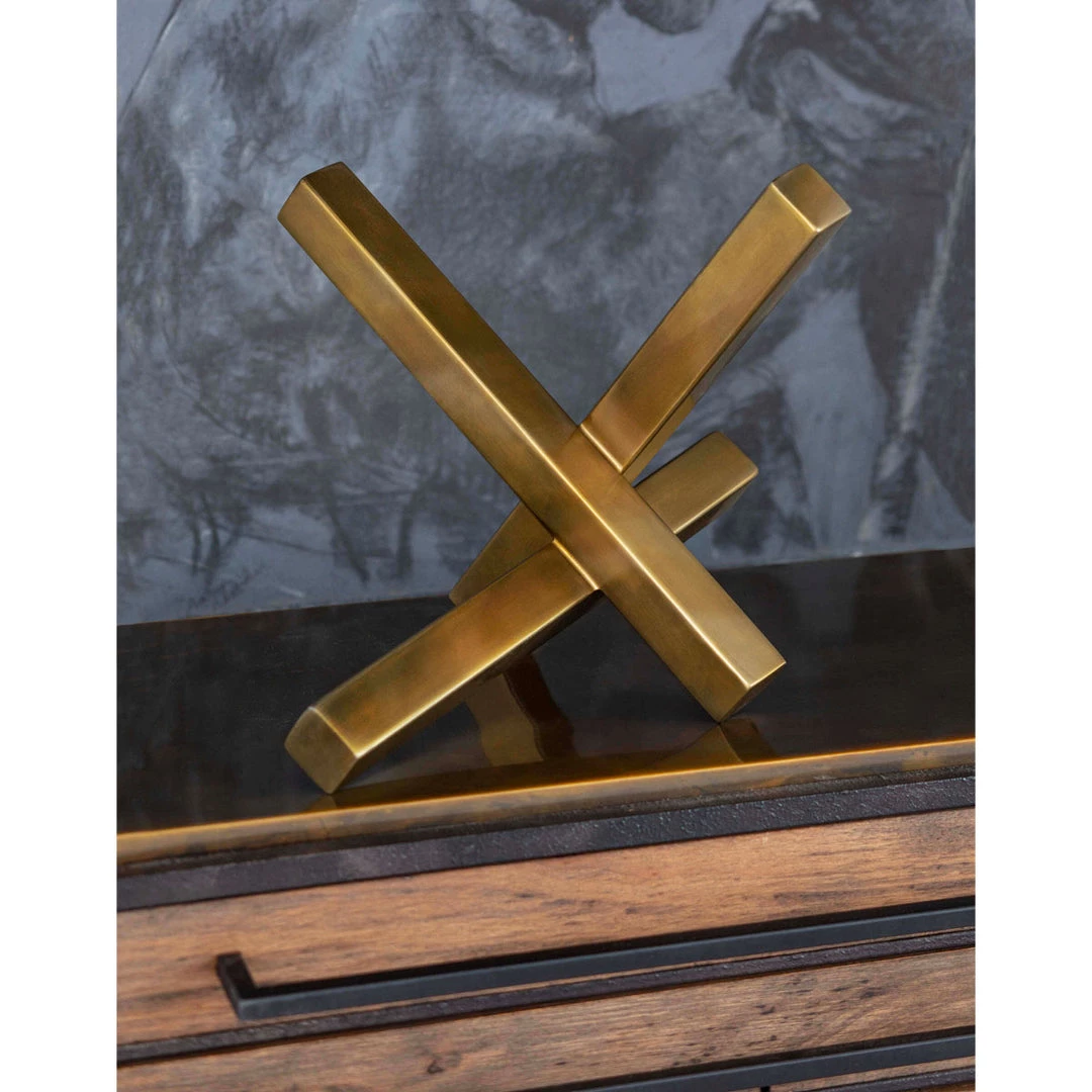 Regina Andrew Home + Lifestyle Vittorio Brass Sculpture 4 Regina Andrew Home + Lifestyle Vittorio Brass Sculpture