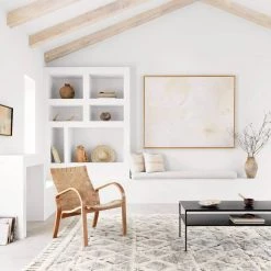 Loloi Rugs Hygge Smoke / Taupe Rug BEDROOM