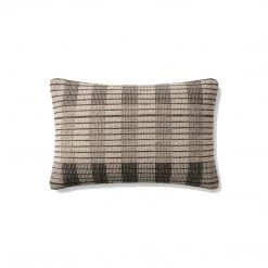 Loloi Rugs Bernadino Ivory / Black Pillow Amber Lewis Collection