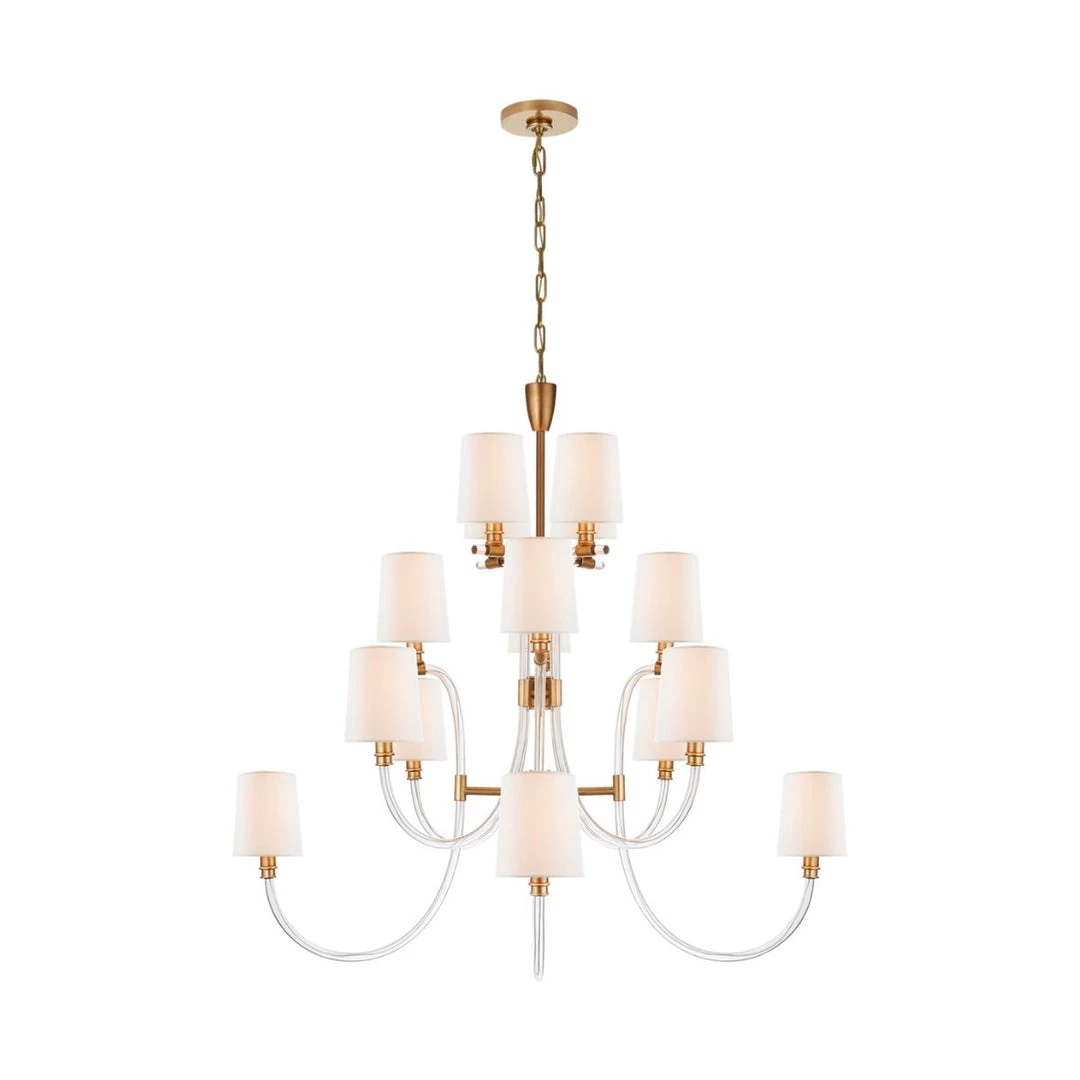 Visual Comfort Clarice Large Chandelier 3 Visual Comfort Clarice Large Chandelier
