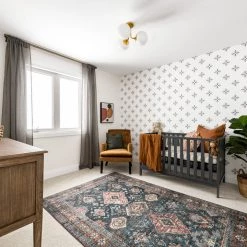 Loloi Rugs DINING ROOM Skye Sea / Rust Rug