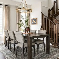 Loloi Rugs Layla Antique / Moss Rug DINING ROOM