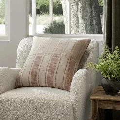 Loloi Rugs Ready To Ship Now Marin Natural / Rust Pillow