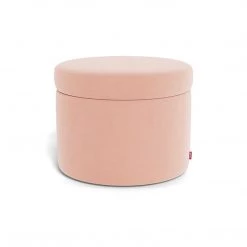 Monte Designs Round Storage Ottoman - Velvet