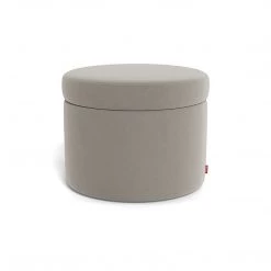 Monte Designs Round Storage Ottoman - Velvet