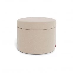Monte Designs Furniture Round Storage Ottoman - Premium Wool